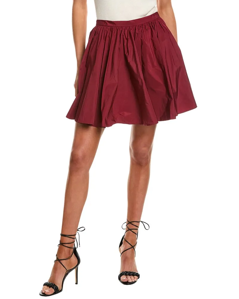 RED Valentino Gathered Skirt Red