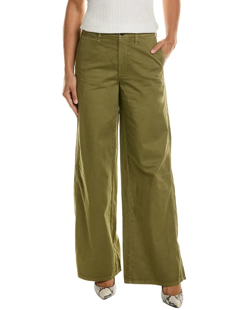 Rag & Bone Sofie Wide Leg Chino Green