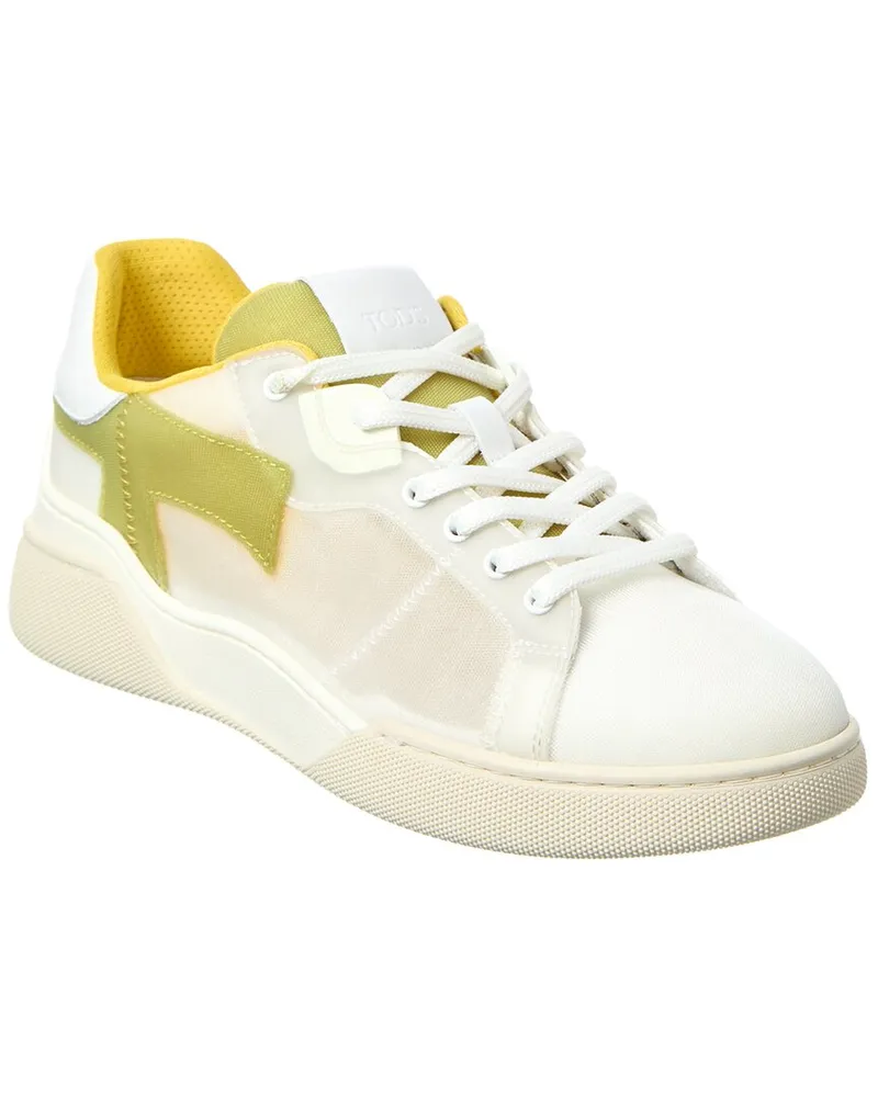 TOD'S TOD’s Cassetta Mesh & Leather Sneaker White