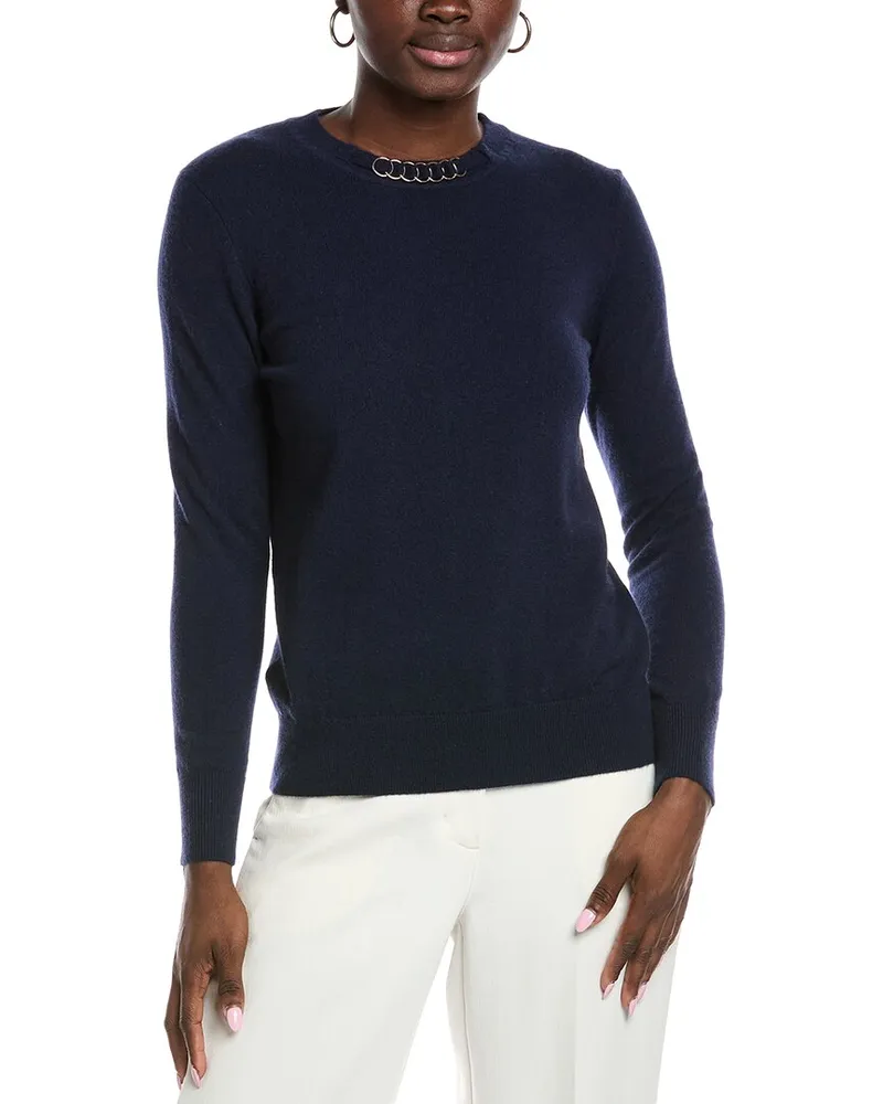 Bruno Magli Cashmere Sweater Blue