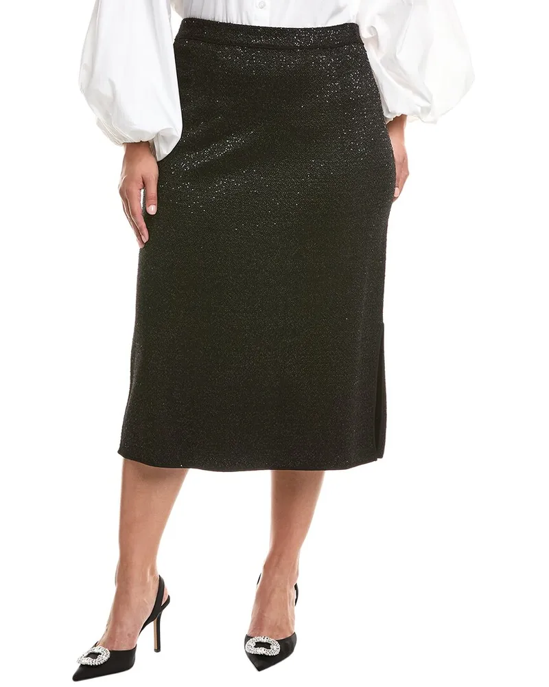 Marina Rinaldi Plus Fantino Knitted Skirt Nocolor