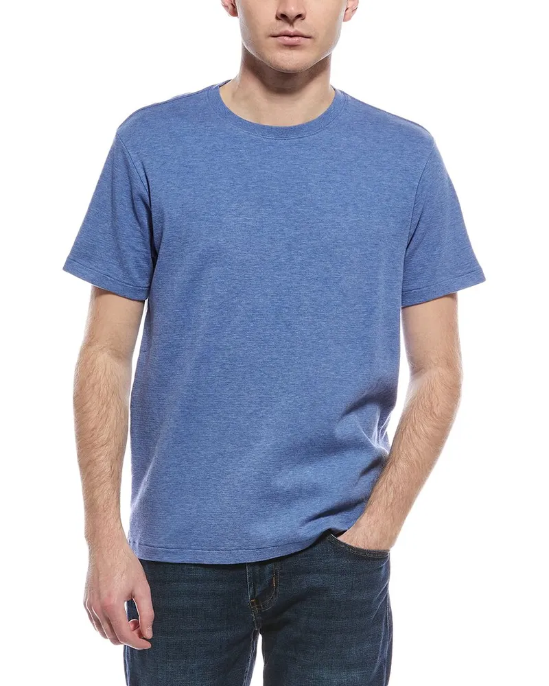 Frame Denim Duo Fold T-Shirt Blue