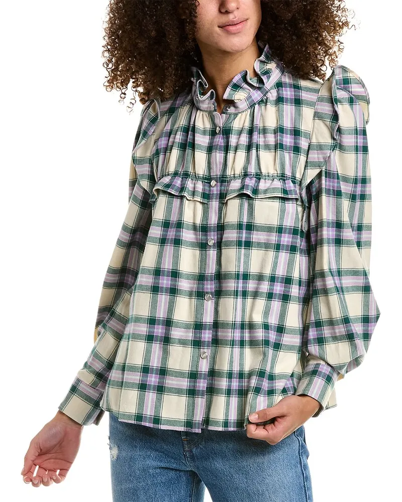 Isabel Marant Étoile Idety Shirt Green
