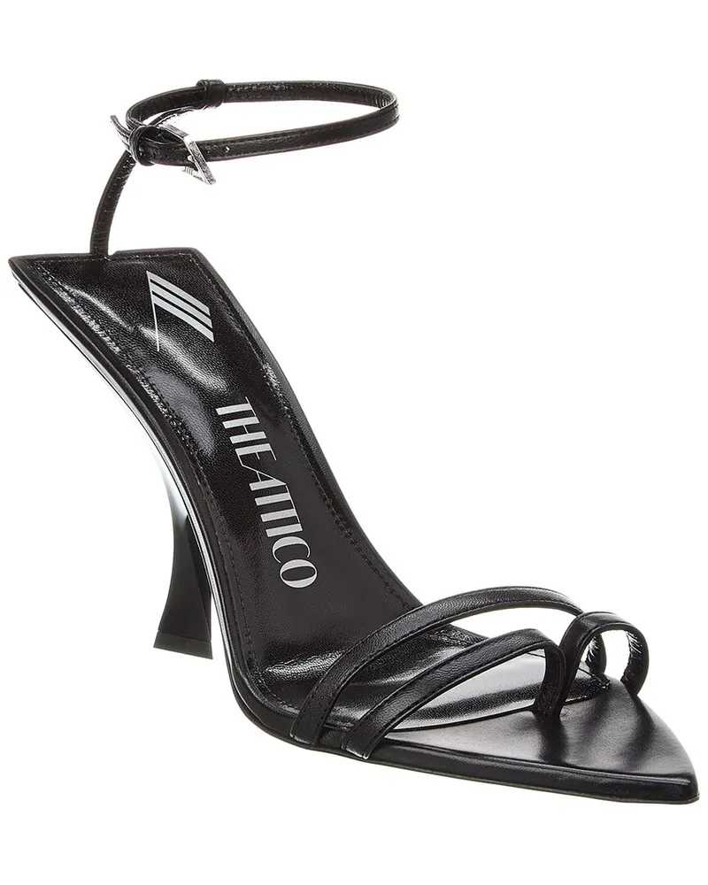 ATTICO Ester Leather Sandal Black