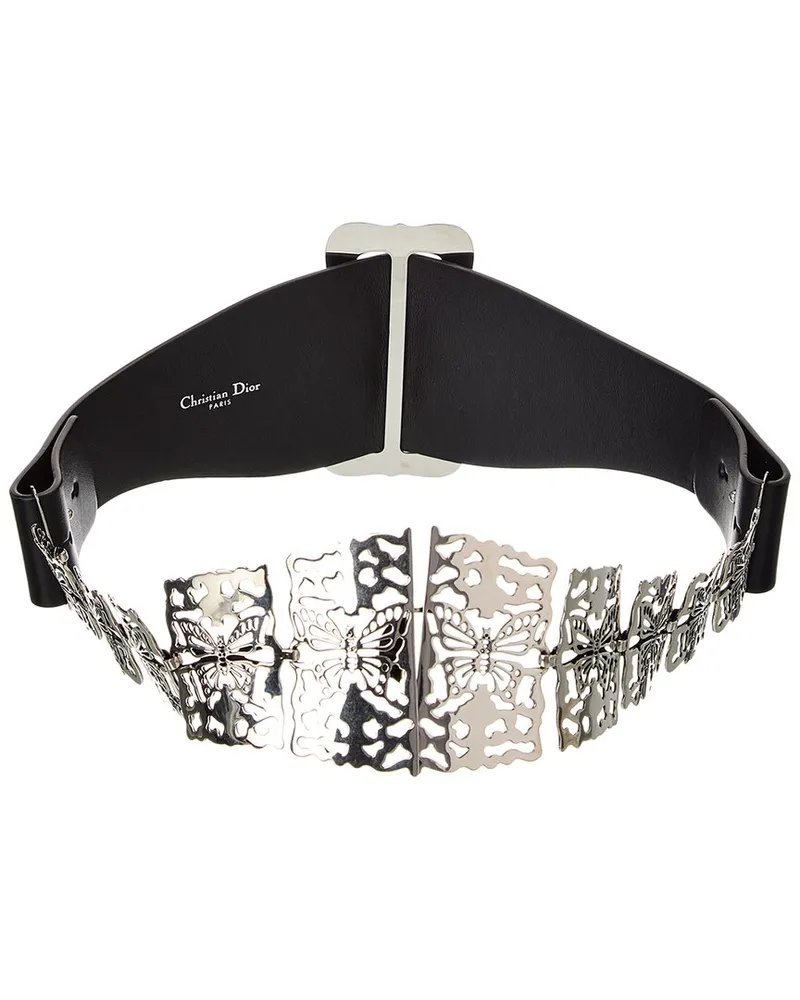 Dior Leather Belt Black
