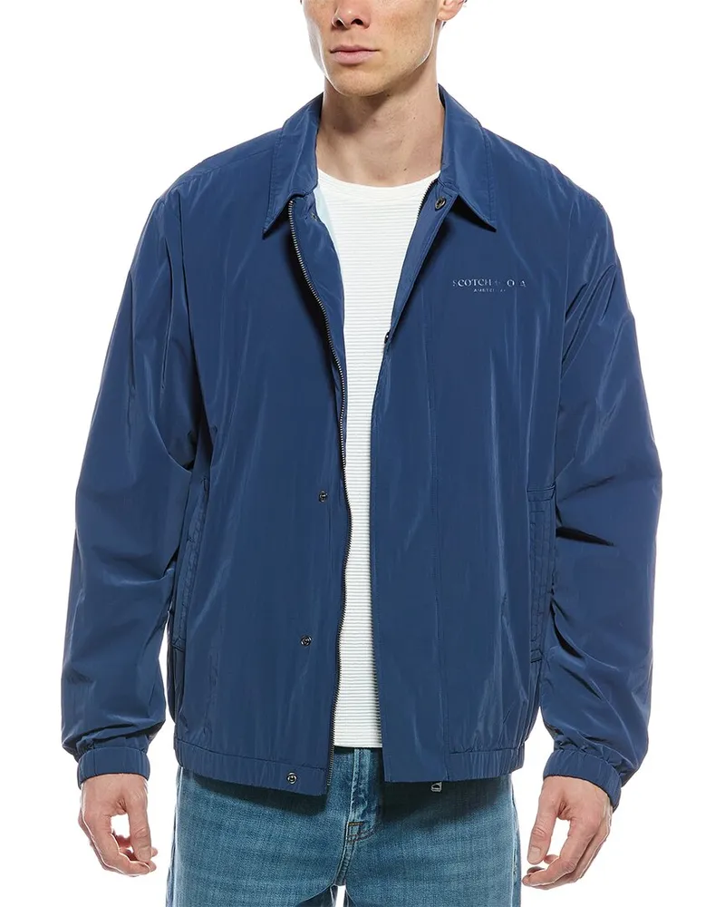 Scotch&Soda Metallic Jacket Blue