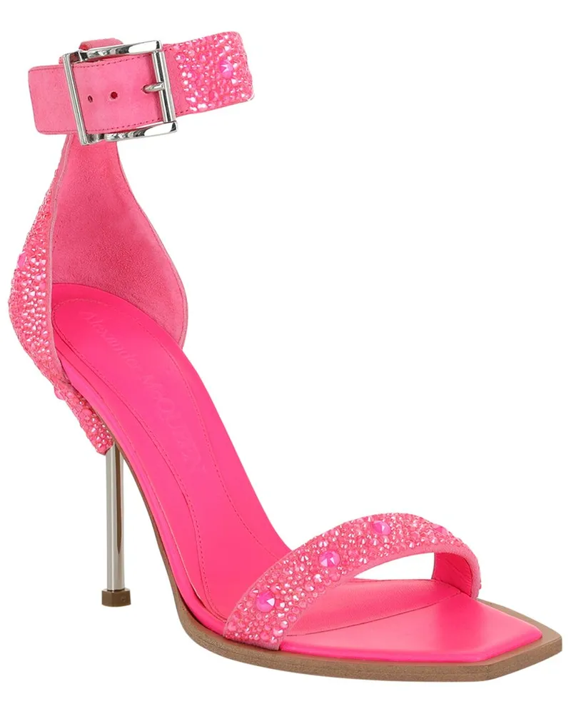 Alexander McQueen Leather Sandal Pink