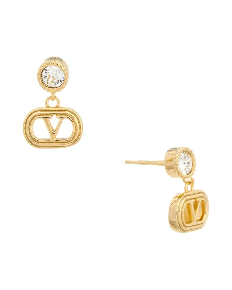 Valentino Garavani Oval Swarovski Earrings Nocolor