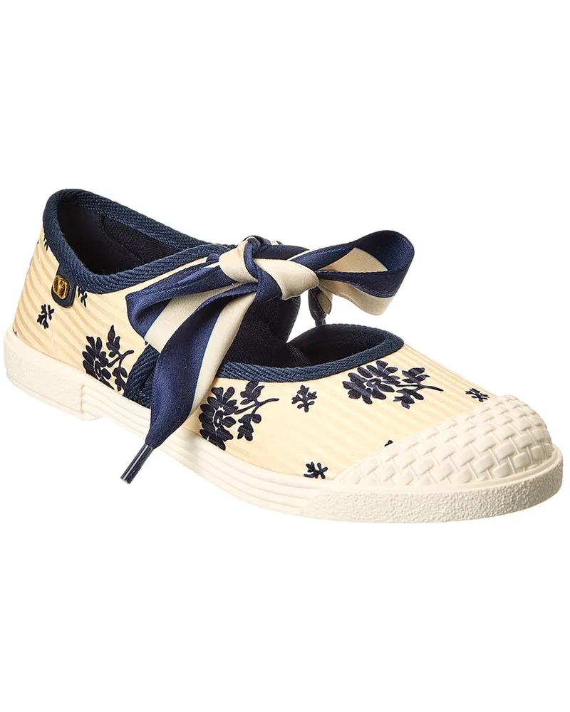 Valentino Garavani Bay By Bay Canvas Ballerina Sneaker White