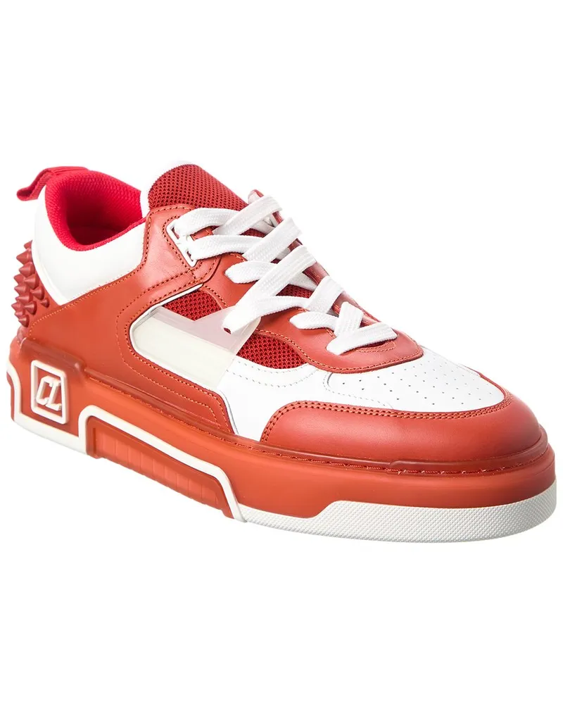 Christian Louboutin Astroloubi Leather Sneaker Red