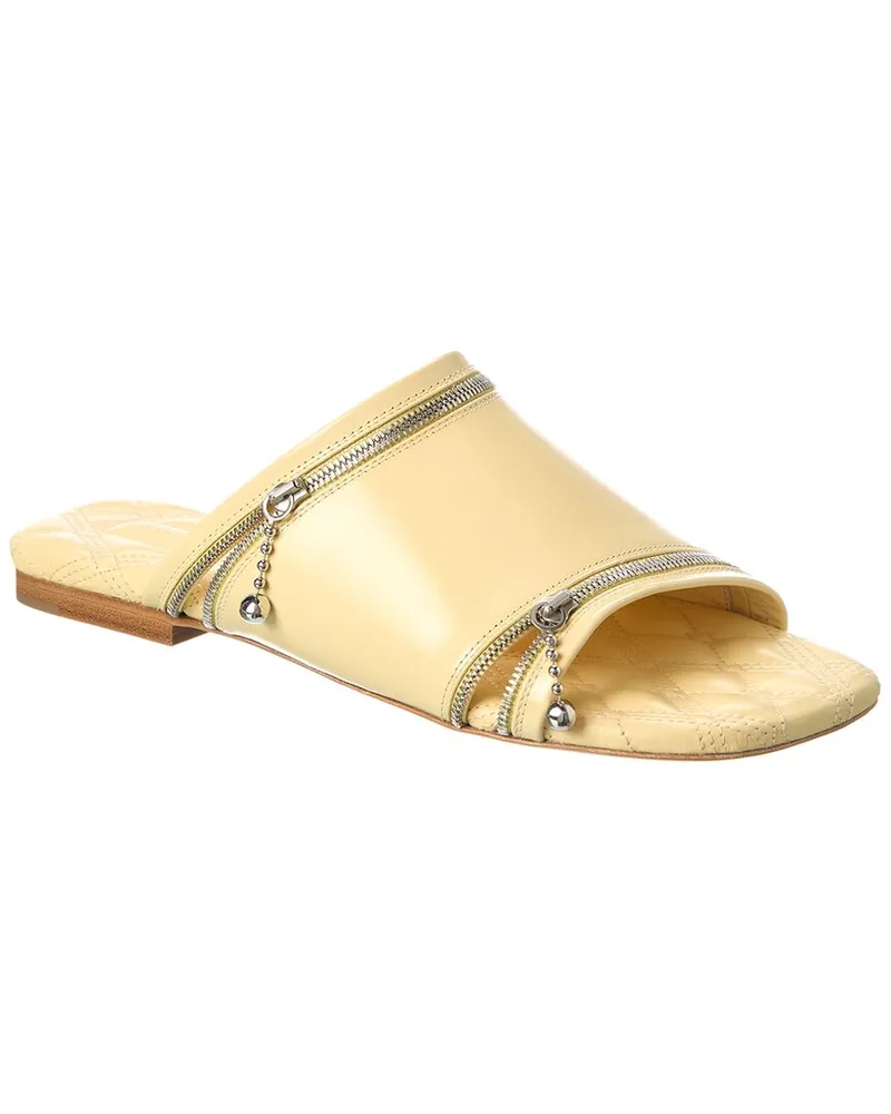 Burberry Peep Leather Sandal Nocolor