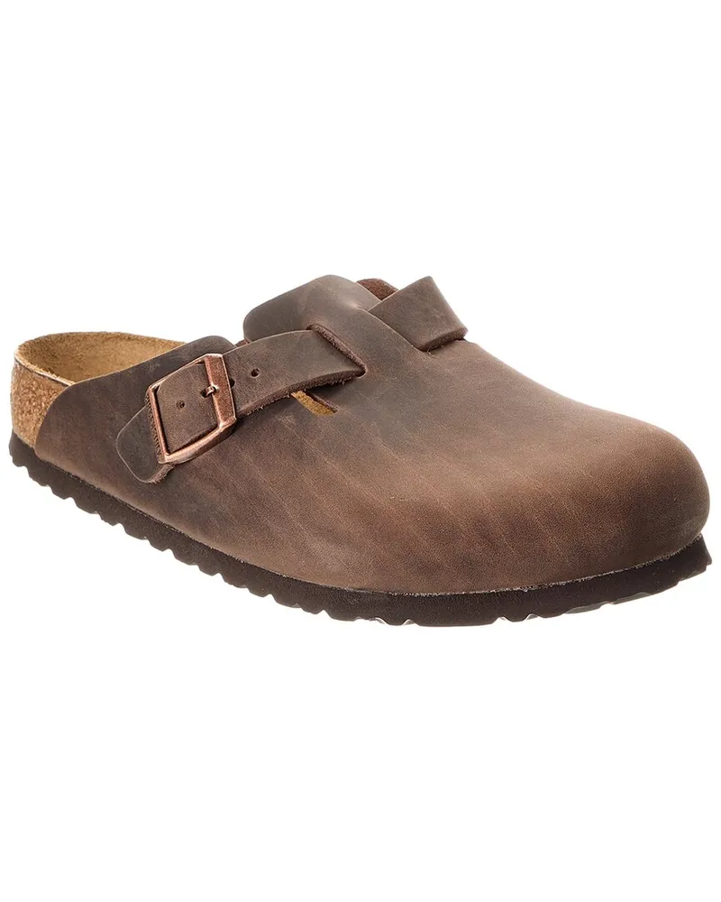Birkenstock Boston BS Leather Clog Brown