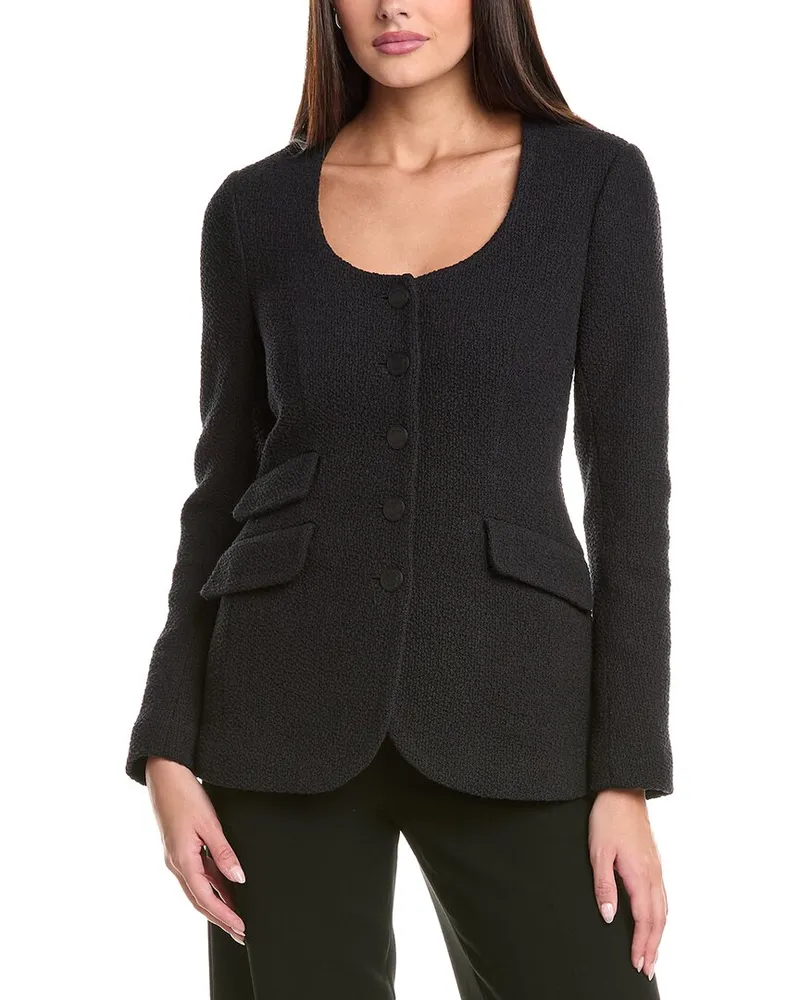 Rag & Bone Rosie Tweed Blazer Black