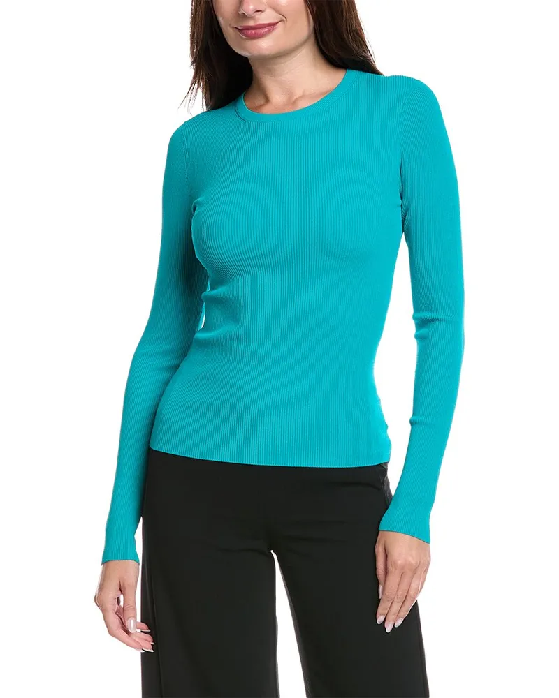 Theory Basic Rib T-Shirt Green