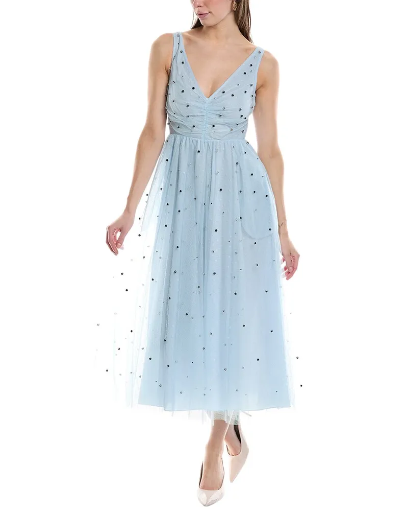 RED Valentino Midi Dress Blue