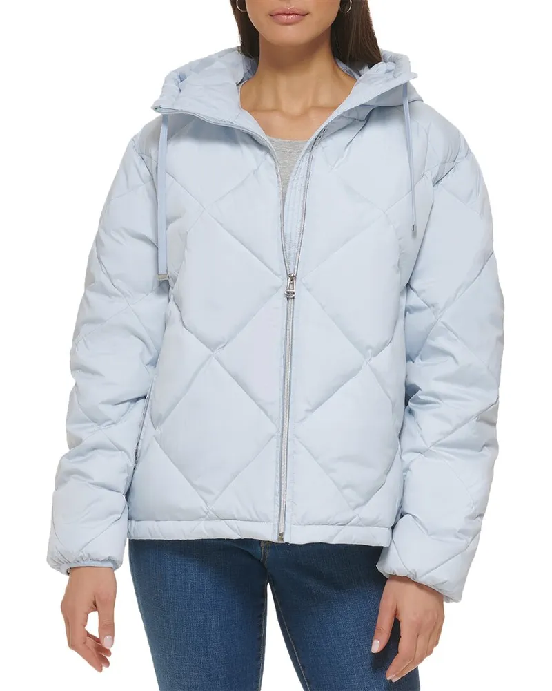COLE HAAN Down Zip Front Jacket Nocolor