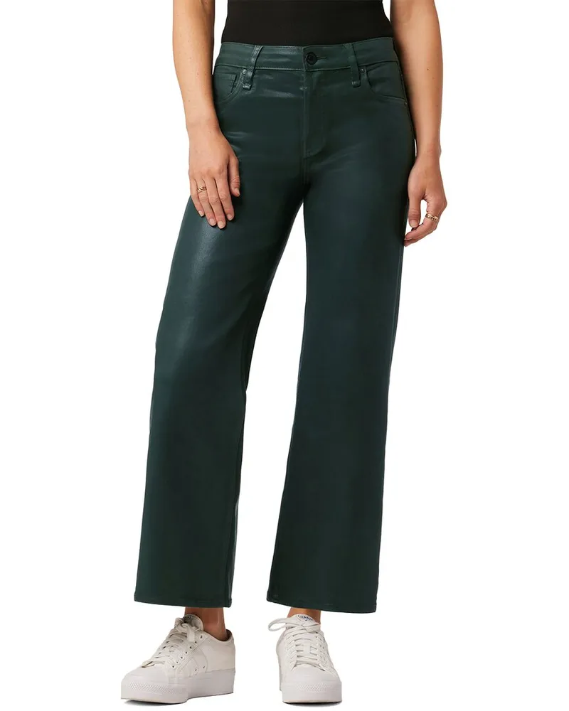 HUDSON Jeans Rosie Coated Scarab Wide Leg Jean Nocolor