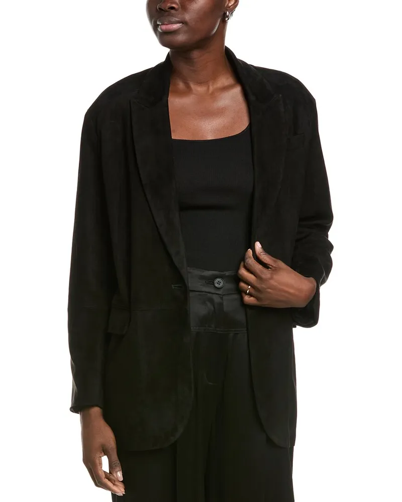 Brunello Cucinelli Suede Blazer Nocolor