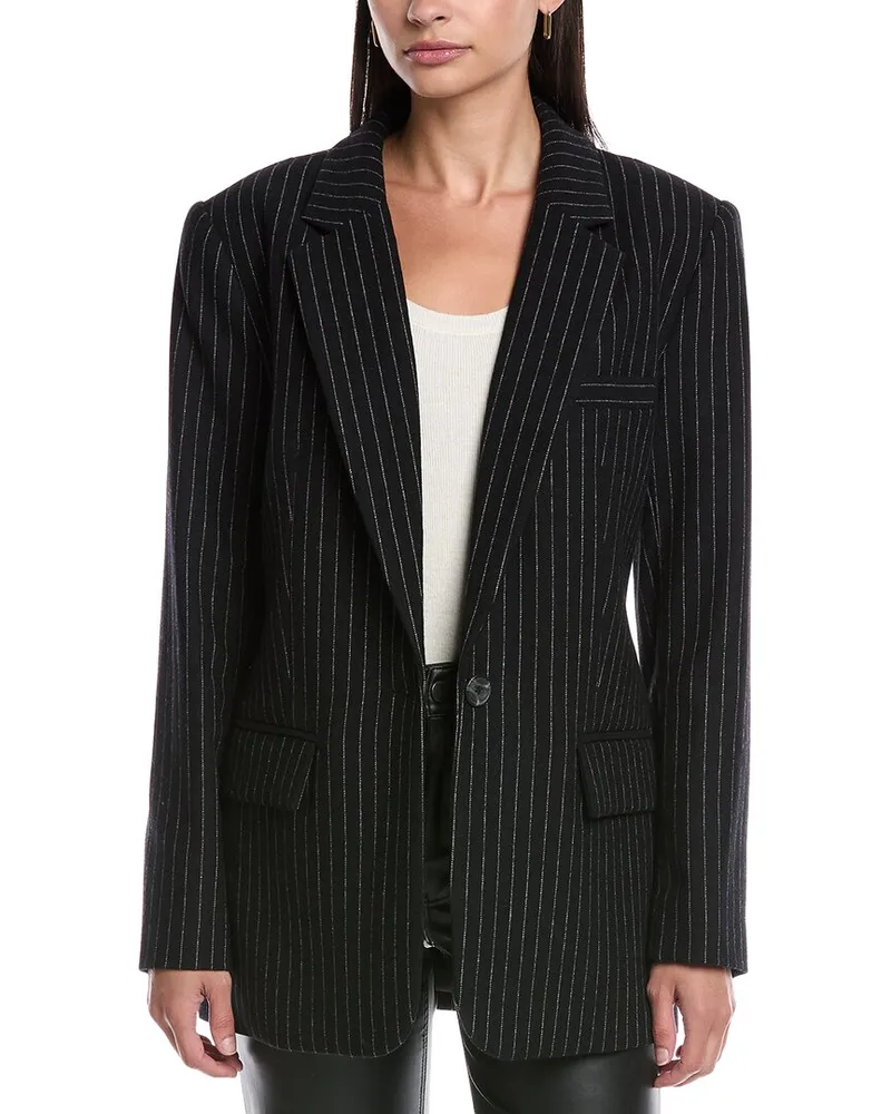 Rebecca Minkoff Starlet Wool-Blend Blazer Black