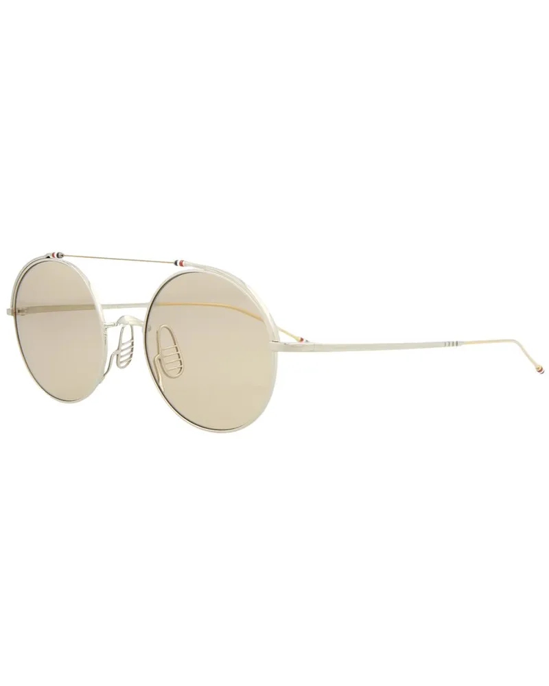 Bottega Veneta Thom Browne Unisex TBS910 49mm Sunglasses Silver