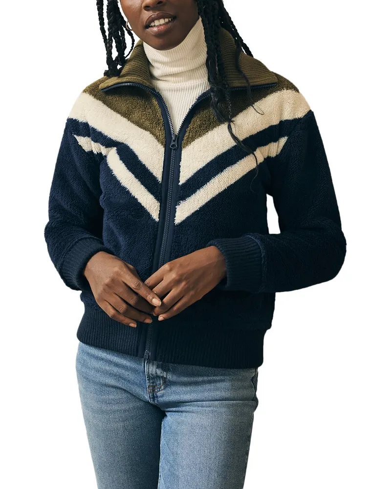 Faherty Ski Stripe Jacket Nocolor