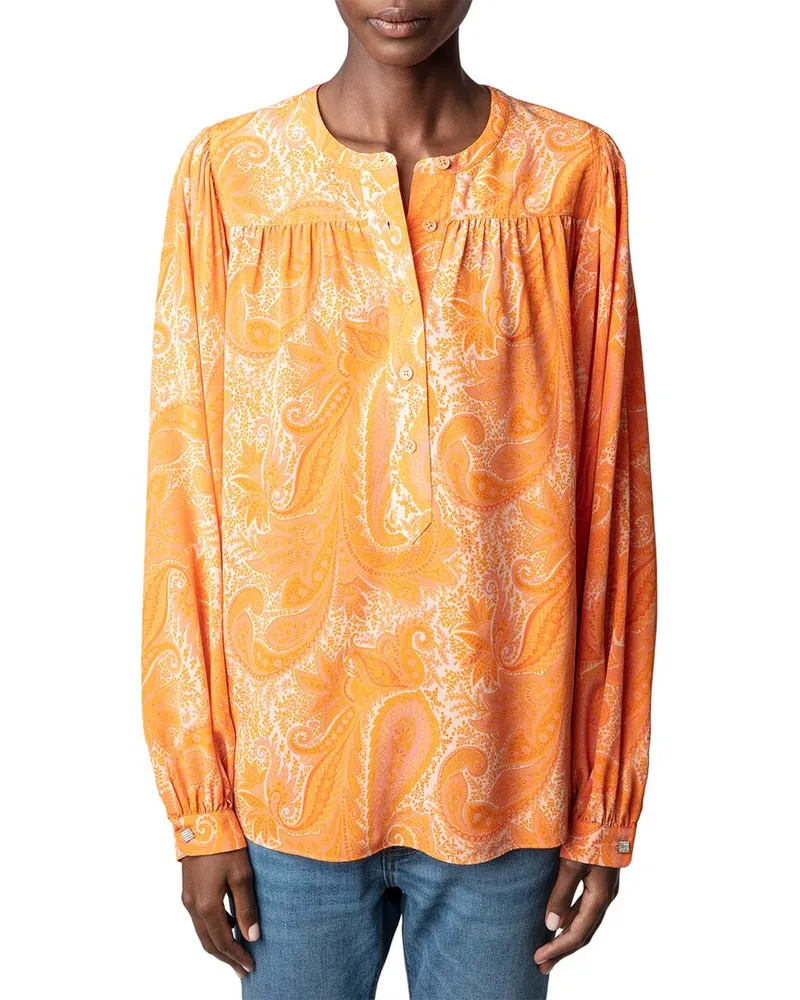 Zadig & Voltaire Tigy Silk Blouse Nocolor