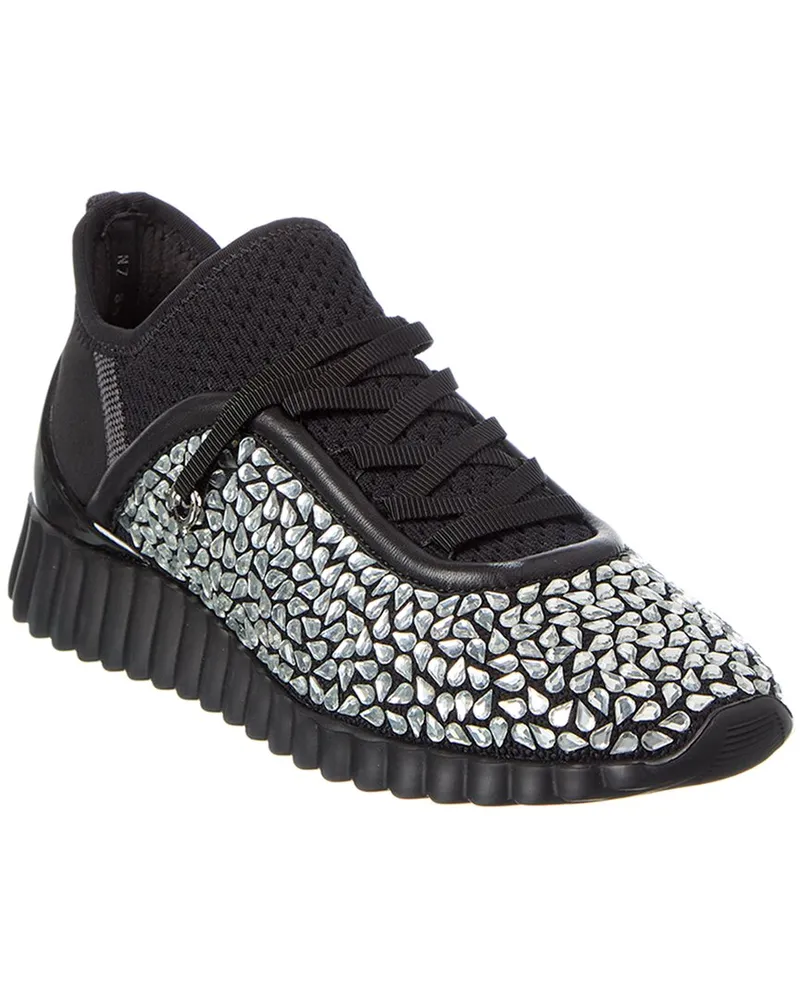 Ferragamo Meg Strass Sneaker Black