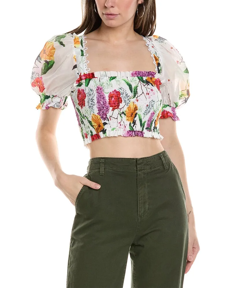Charo Ruiz Lirio Top White