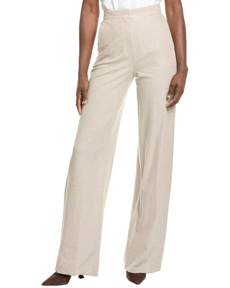 Max Mara Giallo Jersey Trouser Beige