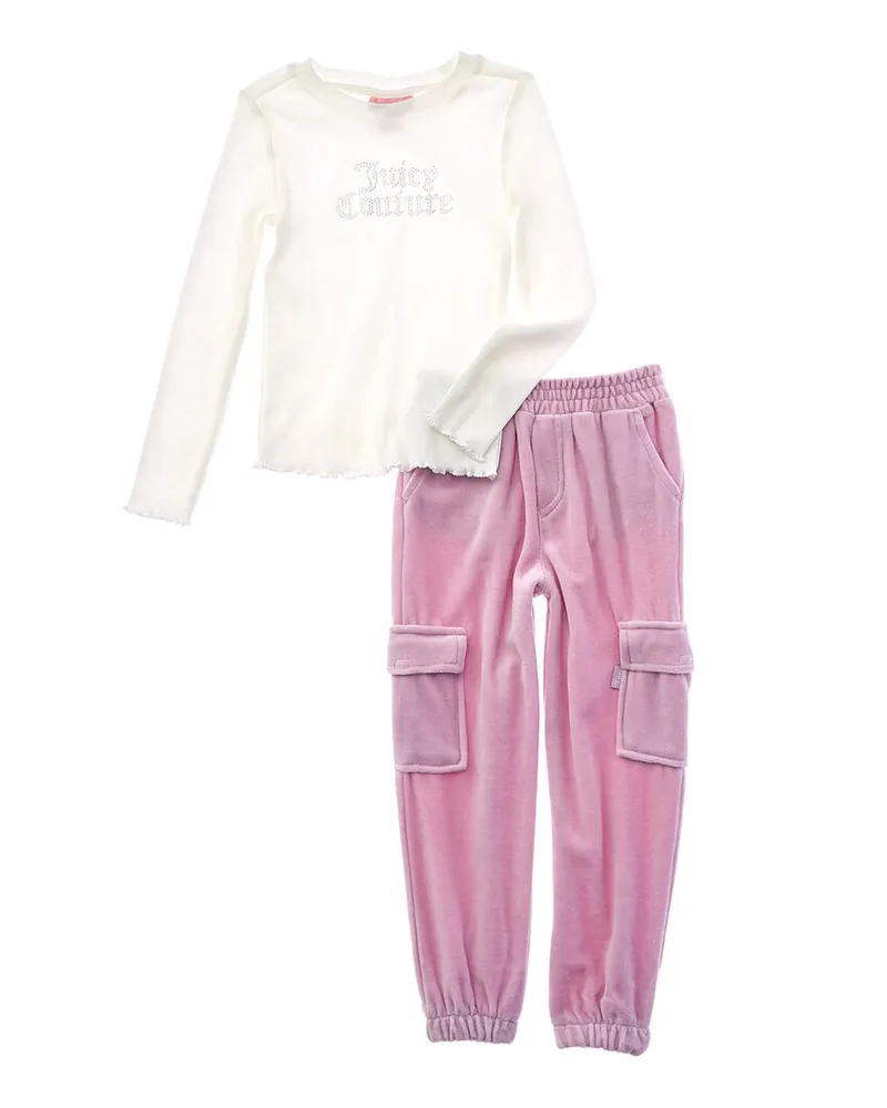 Juicy Couture 2pc Top & Pant Set Nocolor