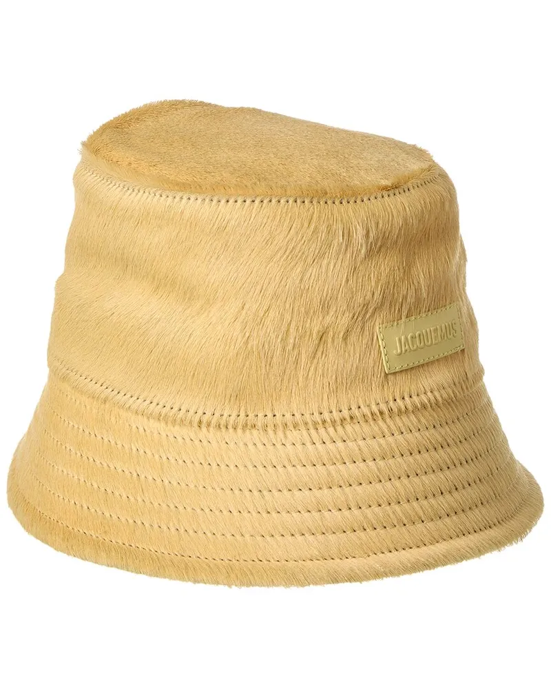 Jacquemus Le Bob Sperone Haircalf Hat Nocolor