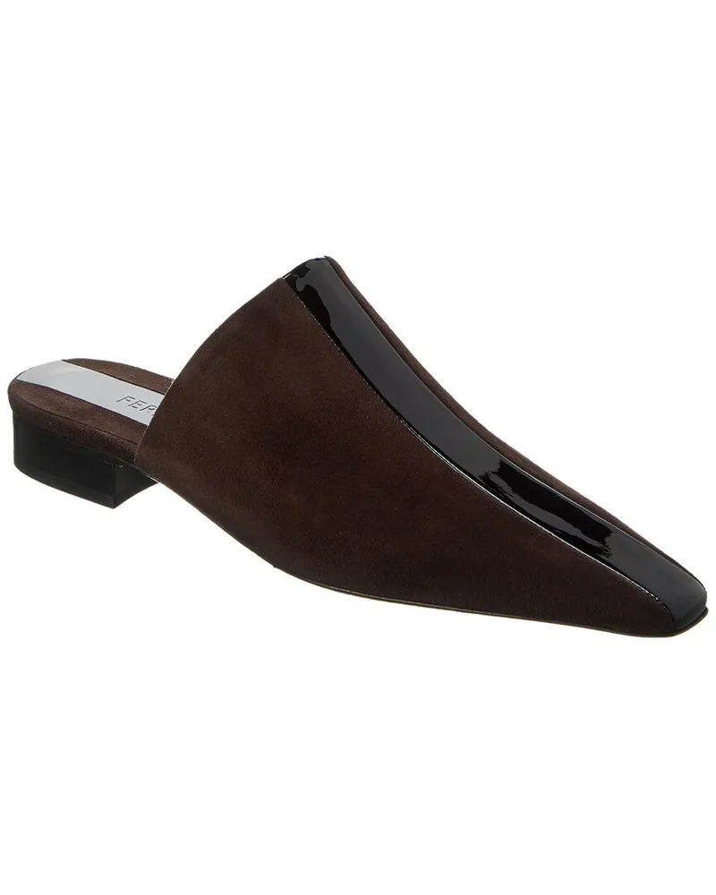 Ferragamo Selestina Suede & Leather Mule Nocolor
