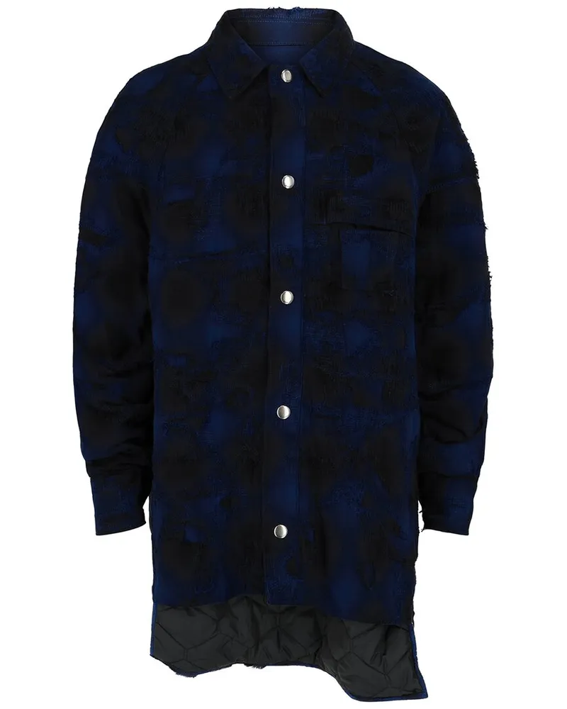 Givenchy Distressed Hi-Low Jacket Nocolor