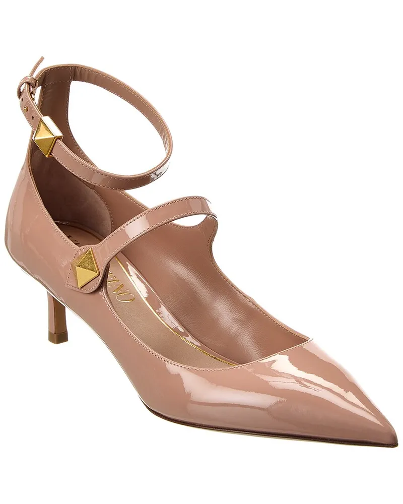 Valentino Garavani Roman Stud 50 Patent Pump Pink