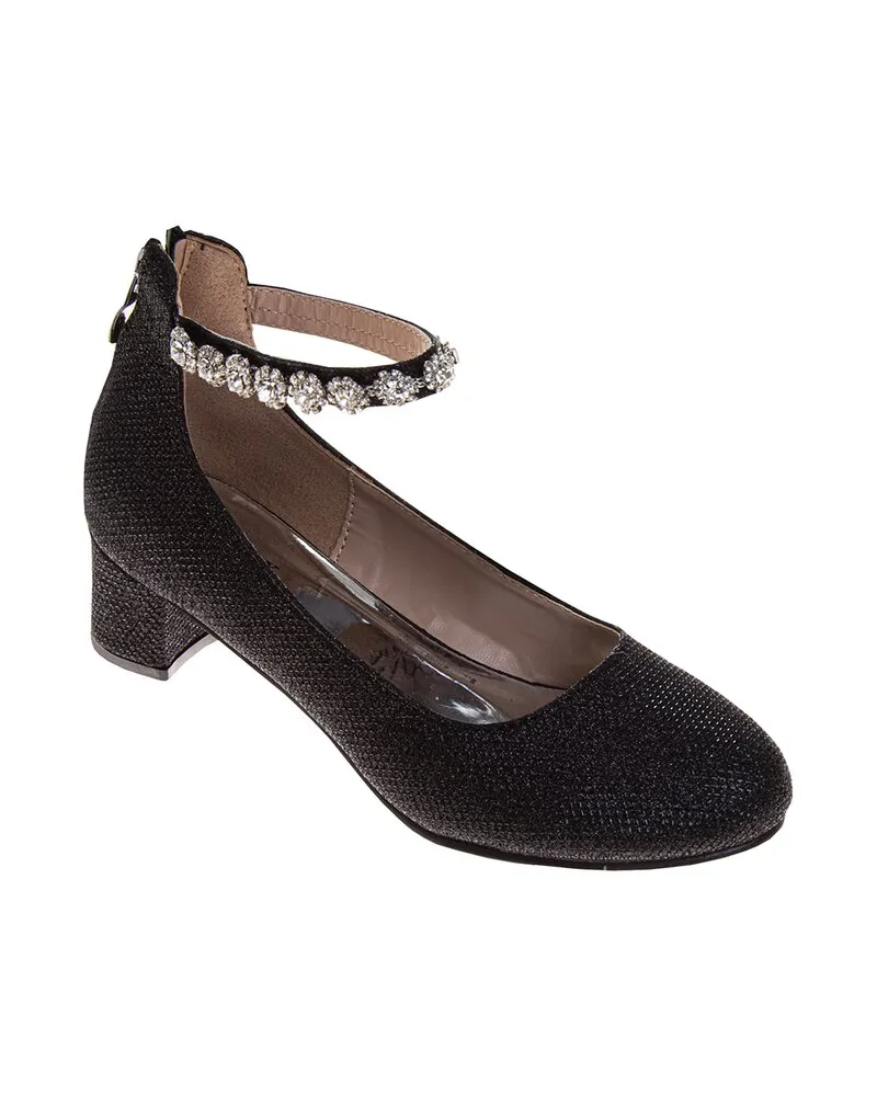 Badgley Mischka Block Heel Dress Shoe Black