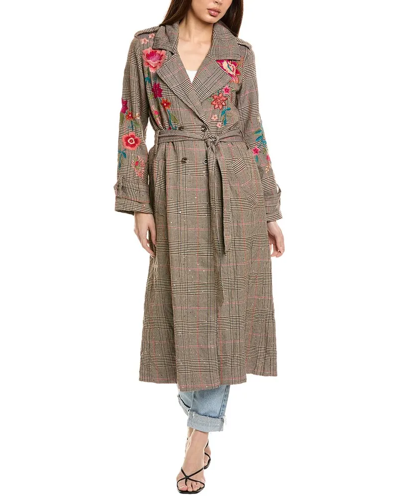 Johnny Was Trench Coat Nocolor