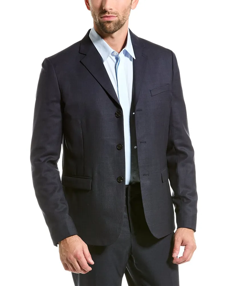 The Kooples Wool Suit Jacket Blue