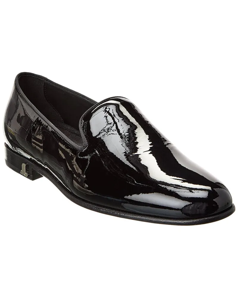 Lanvin Tailor Patent Loafer Black