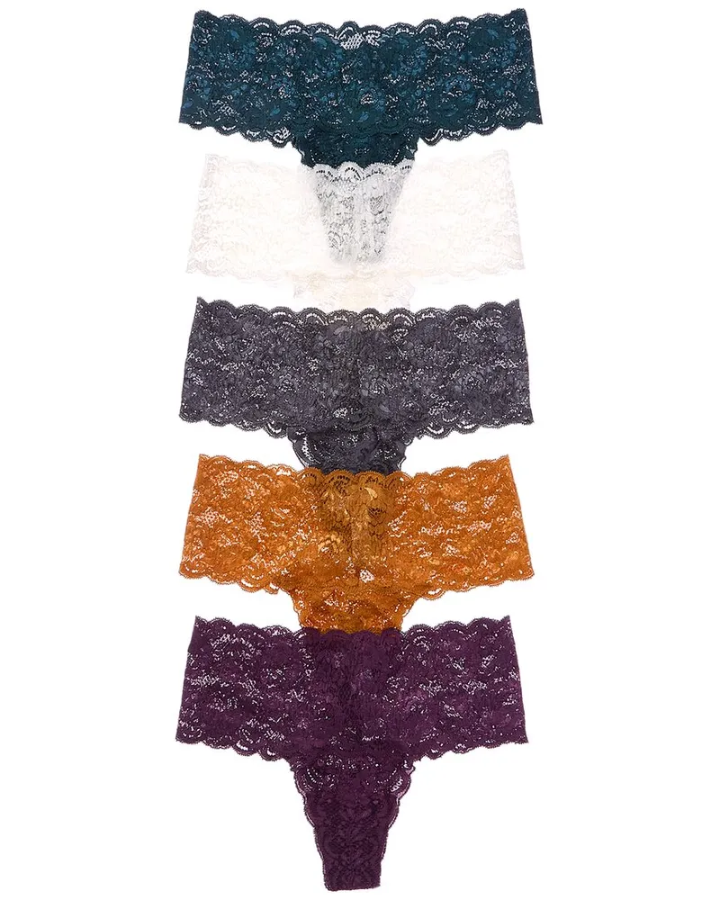 Cosabella 5pk Never Say Never Comfie Thong Nocolor