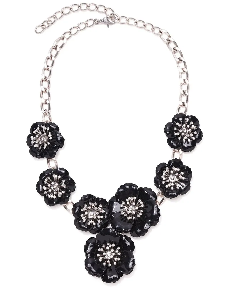 Carolina Herrera New York CZ Flower Necklace Nocolor