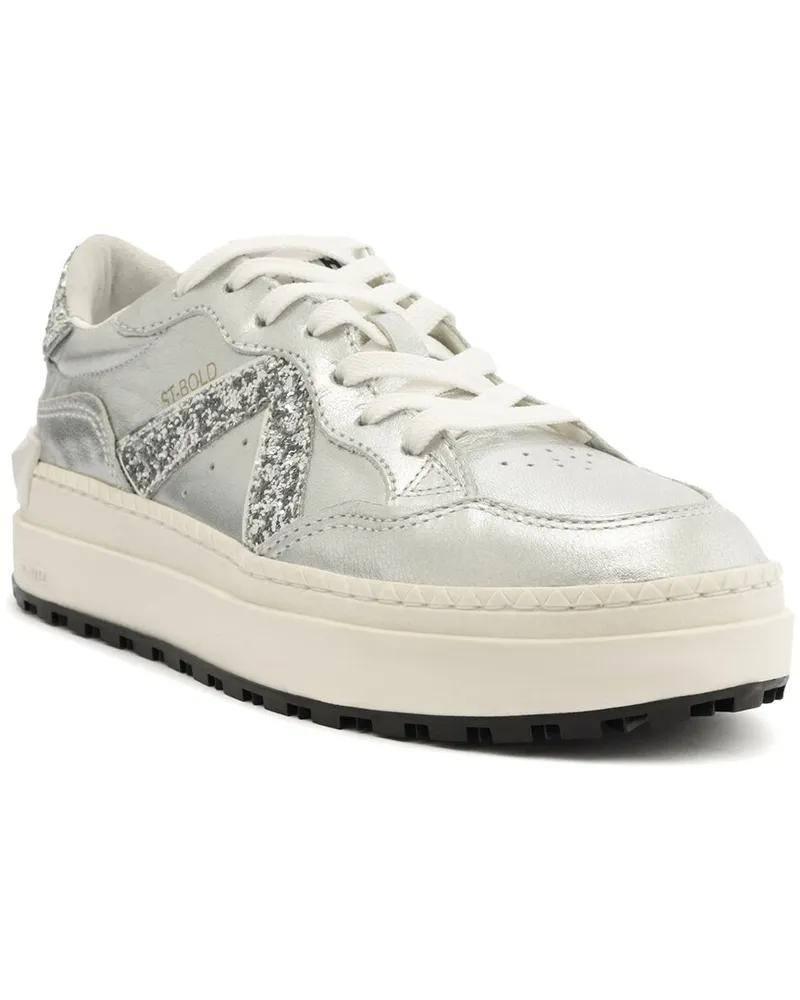 Schutz St Bold Leather Sneaker White