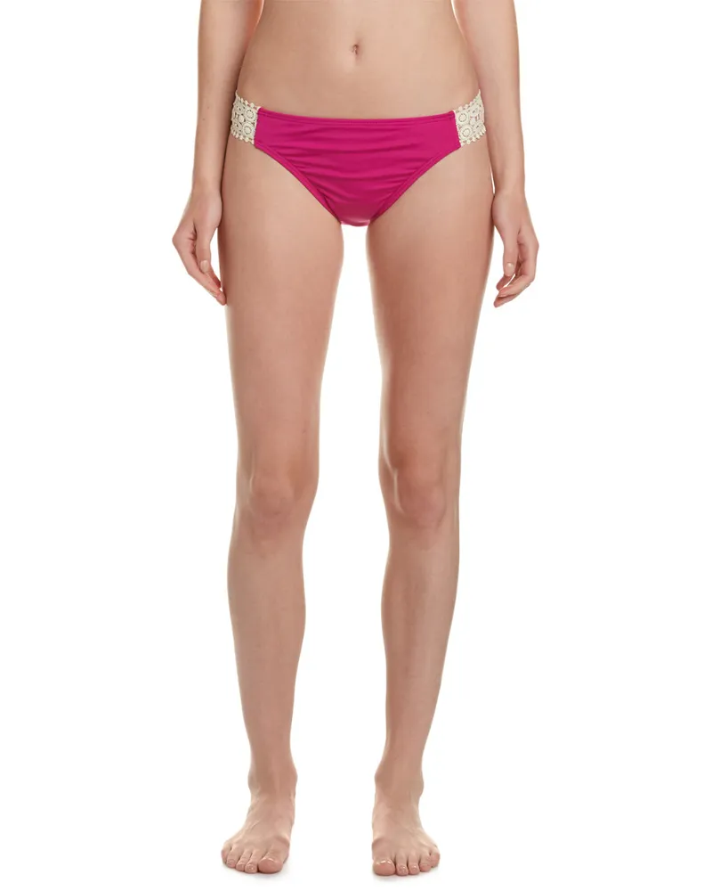 Kenneth Cole Crochet-Side Bottom Purple