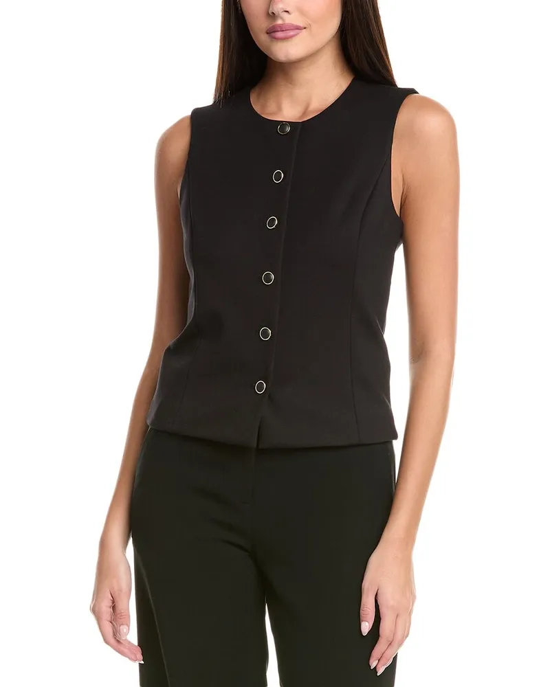 Rag & Bone Irina Button-Up Vest Black