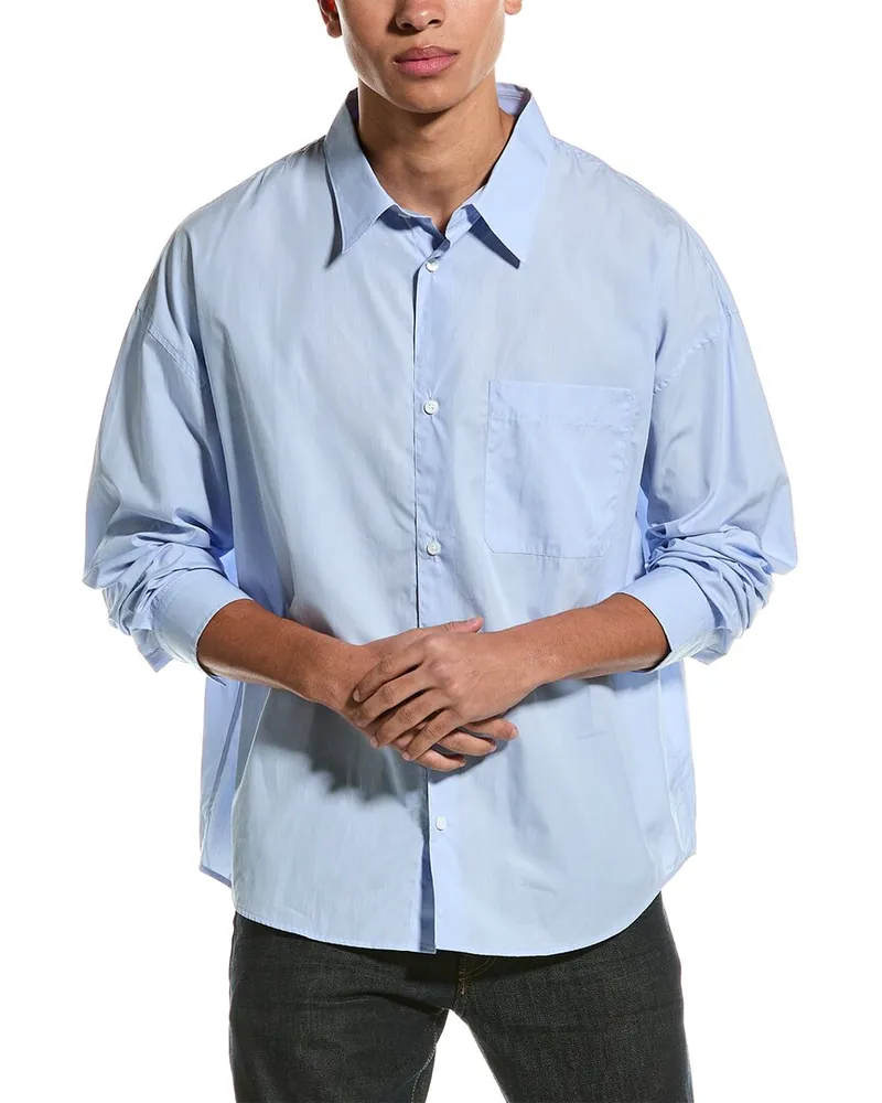 Frame Denim Relaxed Shirt Blue