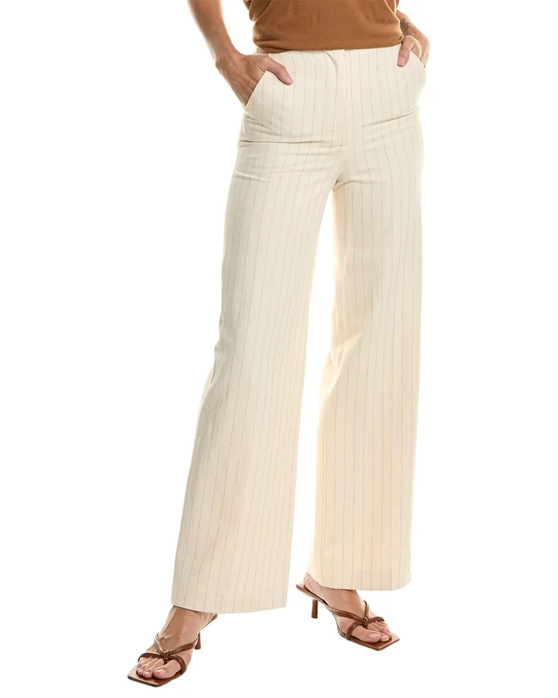 Vanessa Bruno Bertrand Linen-Blend Trouser White