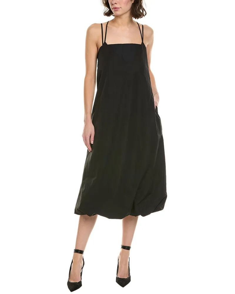 Rebecca Minkoff Freddie Bubble Midi Dress Black