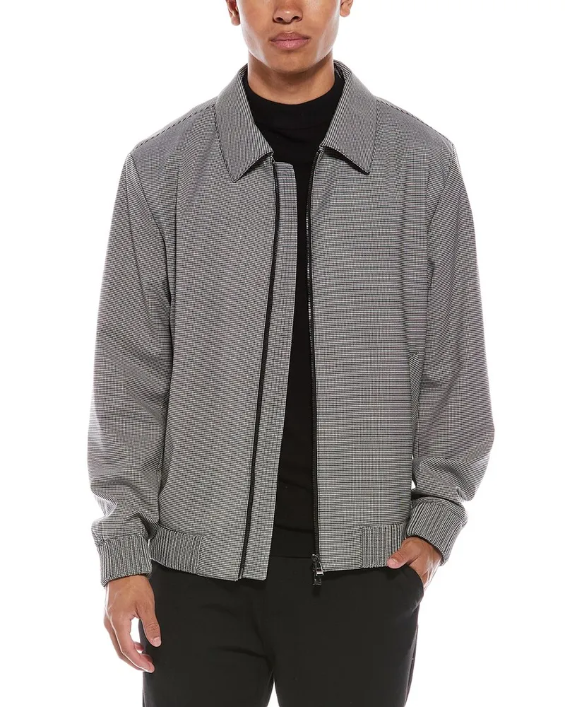HUGO BOSS Hanry Wool-Blend Jacket Black