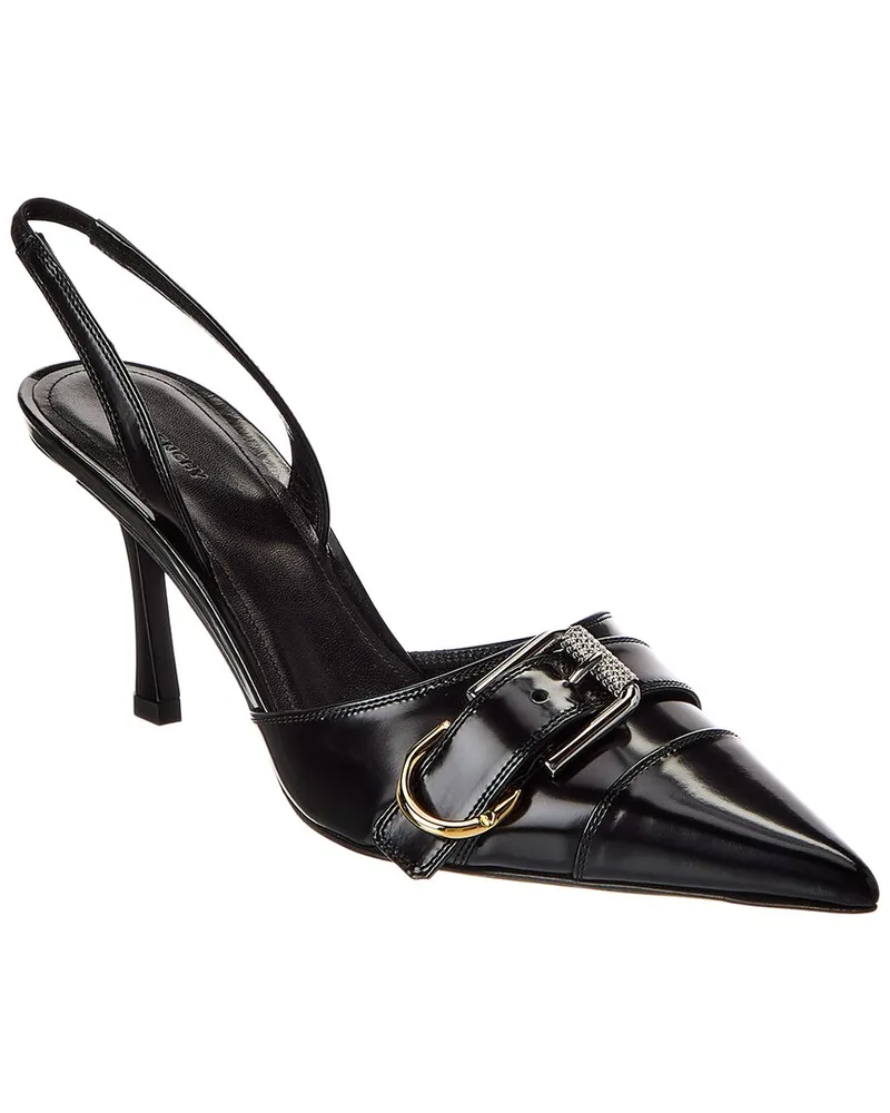 Givenchy Voyou Leather Slingback Pump Black