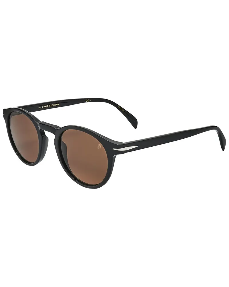 David Beckham Men's DB 1036/S 49mm Sunglasses Black