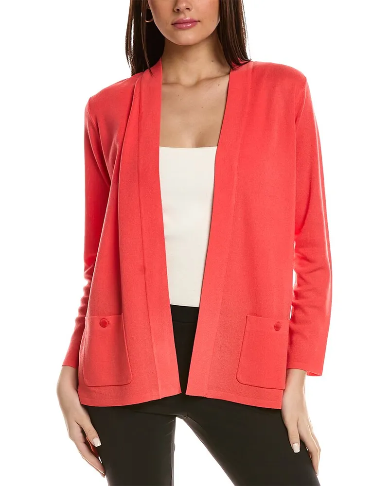 Anne Klein Malibu Cardigan Red